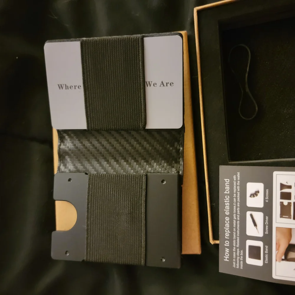 Men's Wallet KEMISANT Front Pocket Wallet Money Clip RFID Blocking Card holder
